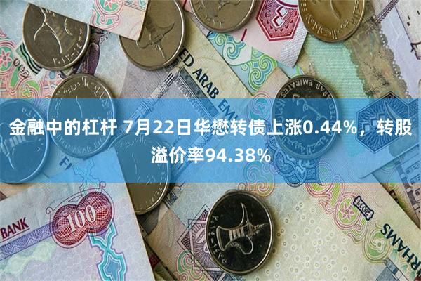 金融中的杠杆 7月22日华懋转债上涨0.44%，转股溢价率94.38%