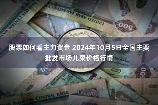 股票如何看主力资金 2024年10月5日全国主要批发市场儿菜价格行情