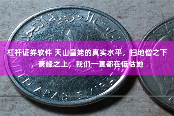 杠杆证券软件 天山童姥的真实水平，扫地僧之下，萧峰之上，我们一直都在低估她