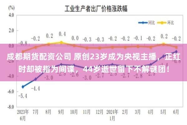 成都期货配资公司 原创23岁成为央视主播，正红时却被指为间谍，44岁逝世留下不解谜团！